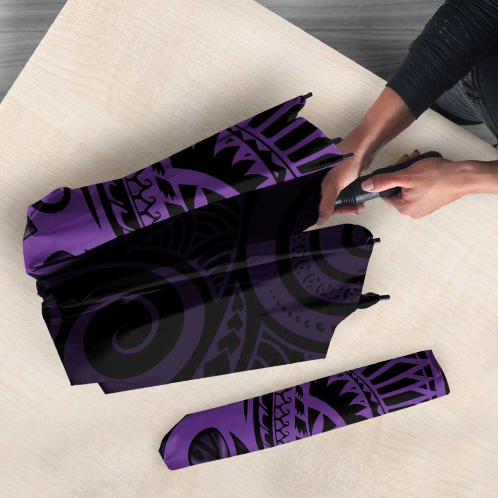 Lupus Warrior Umbrella Never Give Up Polynesian Style