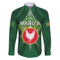 Personalized American Samoa Manu'a Cession Day Family Matching Summer Maxi Dress and Hawaiian Shirt With Polynesian Pattern