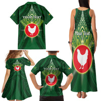 Personalized American Samoa Manu'a Cession Day Family Matching Tank Maxi Dress and Hawaiian Shirt With Polynesian Pattern LT05 - Polynesian Pride