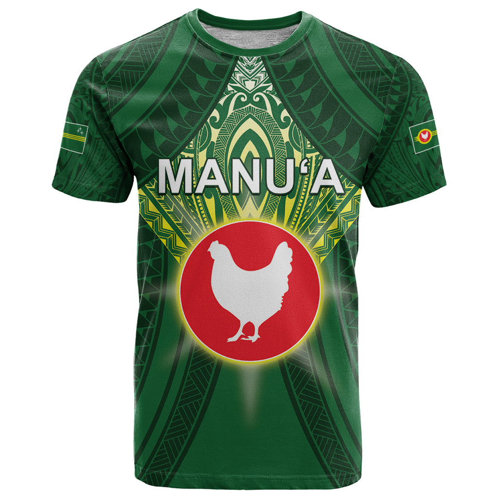 Personalized American Samoa Manu'a Cession Day T Shirt With Polynesian Pattern