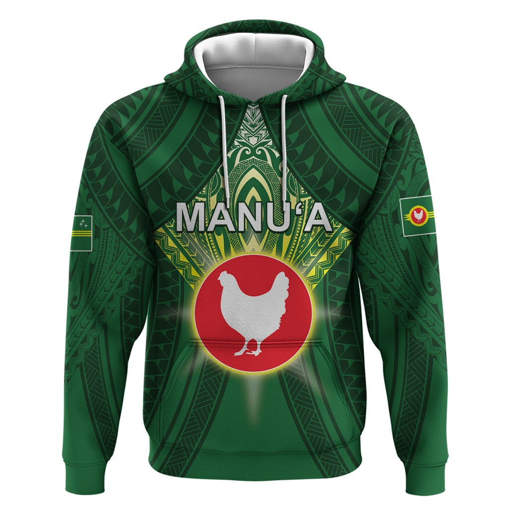 Personalized American Samoa Manu'a Cession Day Zip Hoodie With Polynesian Pattern
