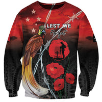 Papua New Guinea Remembrance Day Sweatshirt Lest We Forget