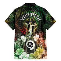 Vanuatu Happy Assumption Day Family Matching Mermaid Dress and Hawaiian Shirt