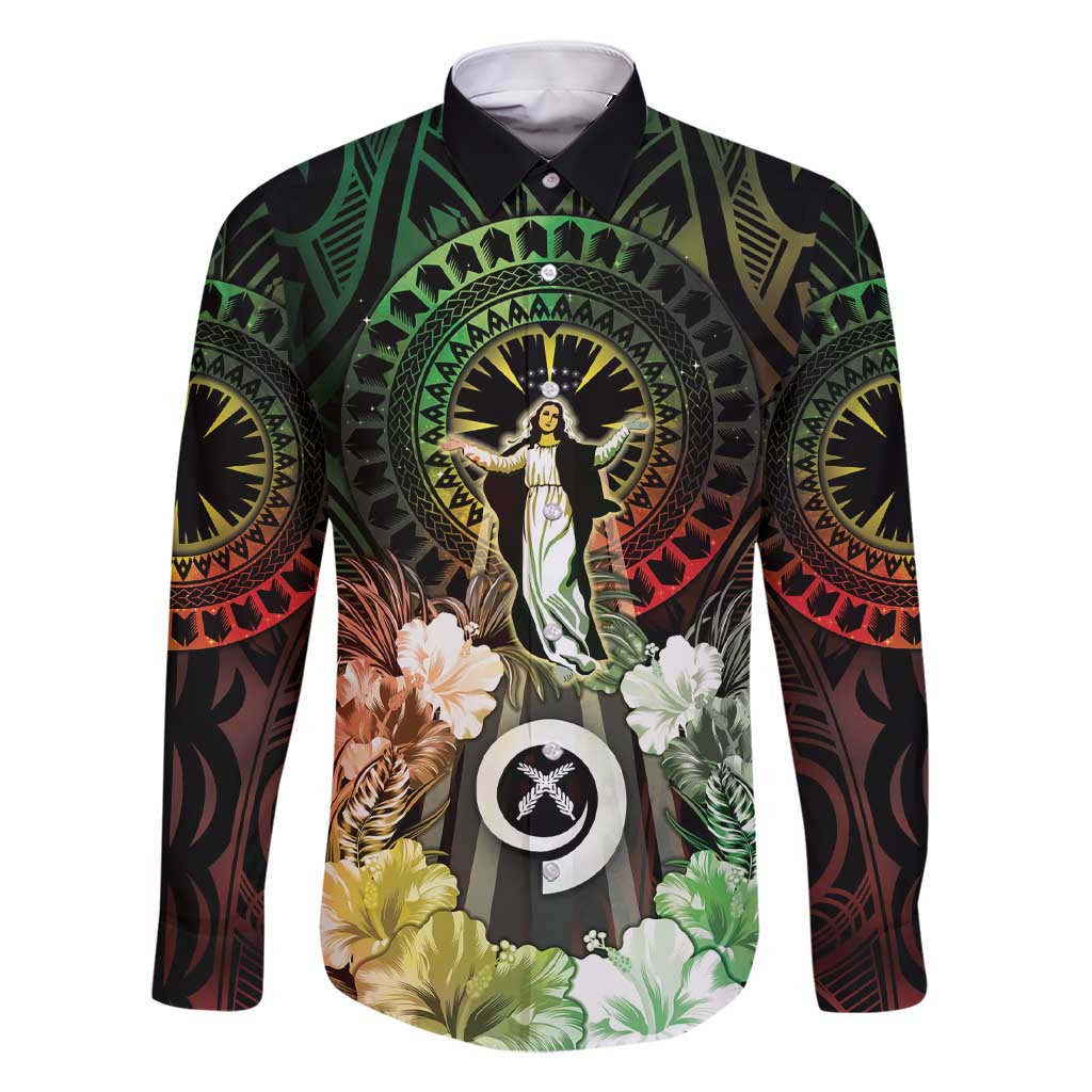 Vanuatu Happy Assumption Day Family Matching Short Sleeve Bodycon Dress and Hawaiian Shirt