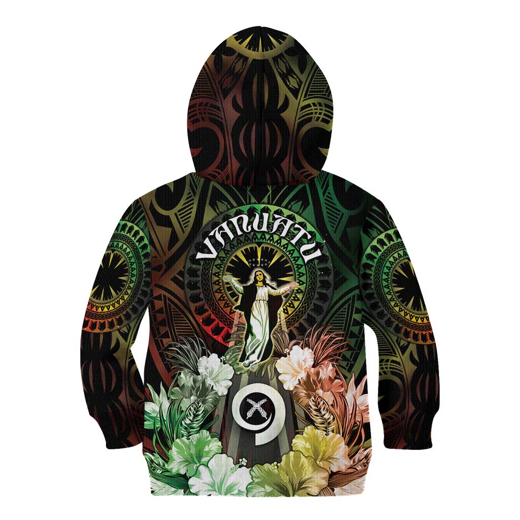 Vanuatu Happy Assumption Day Kid Hoodie LT05 - Polynesian Pride
