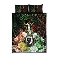 Vanuatu Happy Assumption Day Quilt Bed Set LT05 - Polynesian Pride