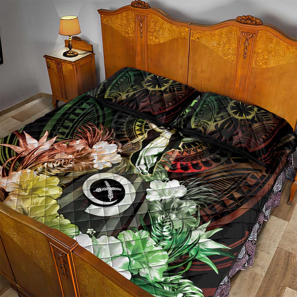 Vanuatu Happy Assumption Day Quilt Bed Set LT05 - Polynesian Pride