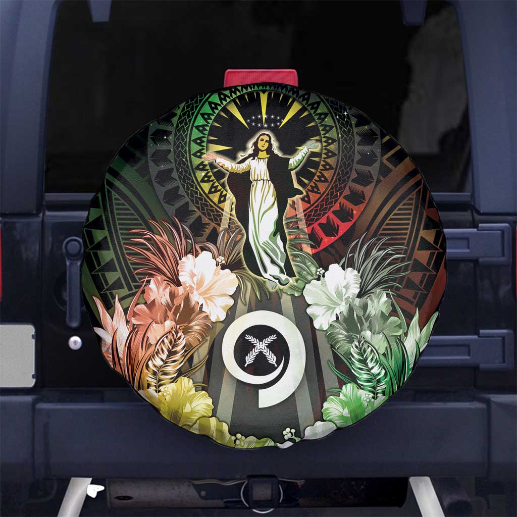 Vanuatu Happy Assumption Day Spare Tire Cover LT05 - Polynesian Pride