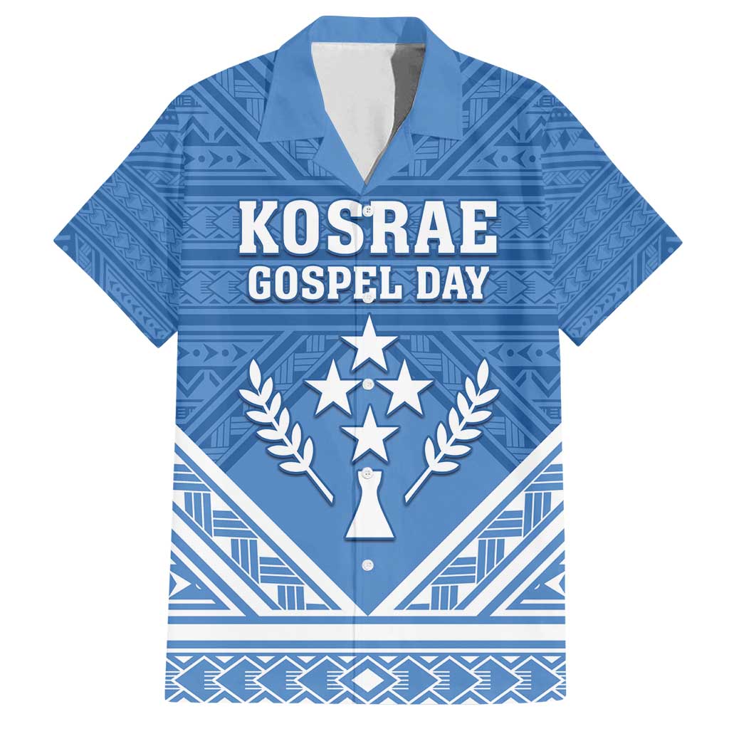 Personalised Kosrae State Gospel Day Family Matching Summer Maxi Dress and Hawaiian Shirt Simple Style