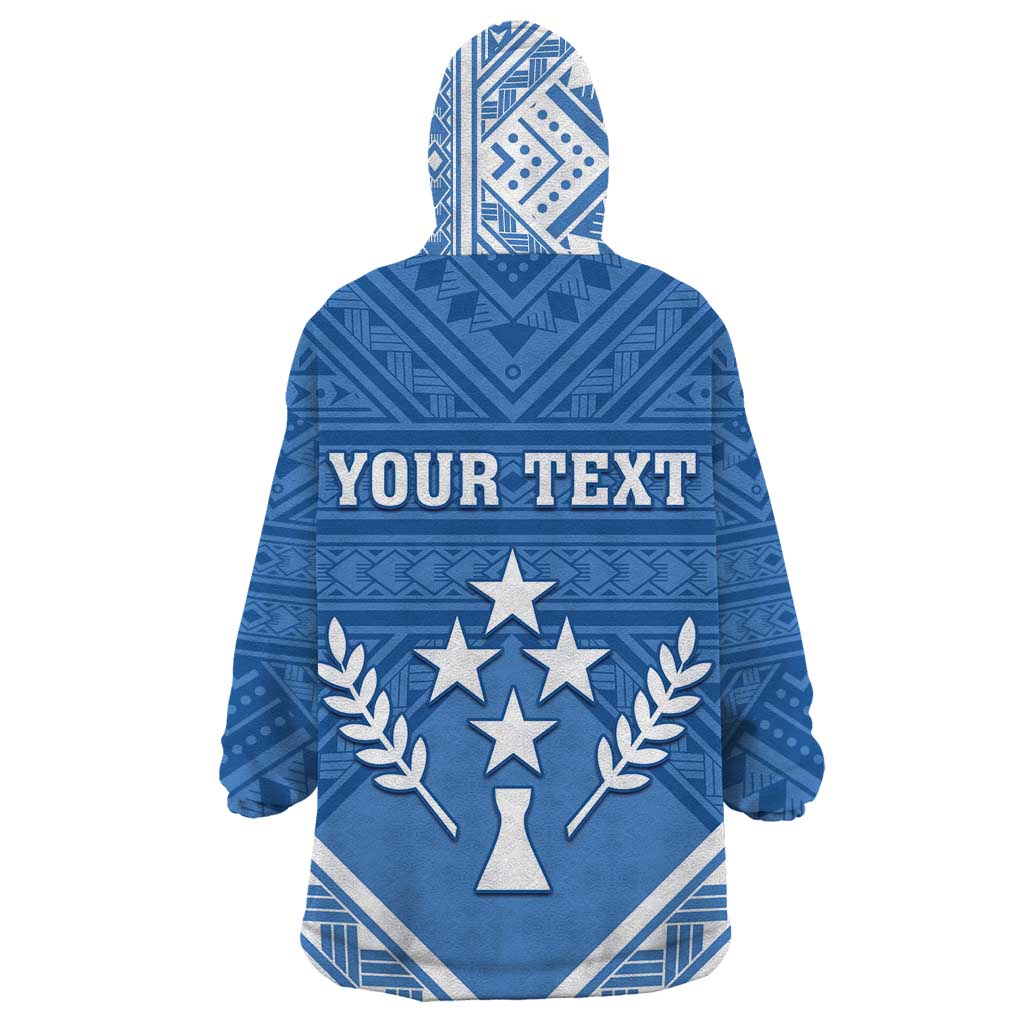 Personalised Kosrae State Gospel Day Wearable Blanket Hoodie Simple Style