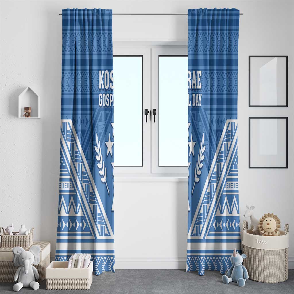 Kosrae State Gospel Day Window Curtain Simple Style