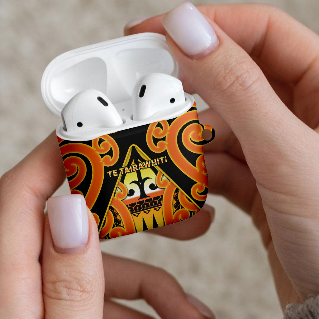 New Zealand Te Tairawhiti AirPods Case Maori Koru Pattern LT05 - Polynesian Pride