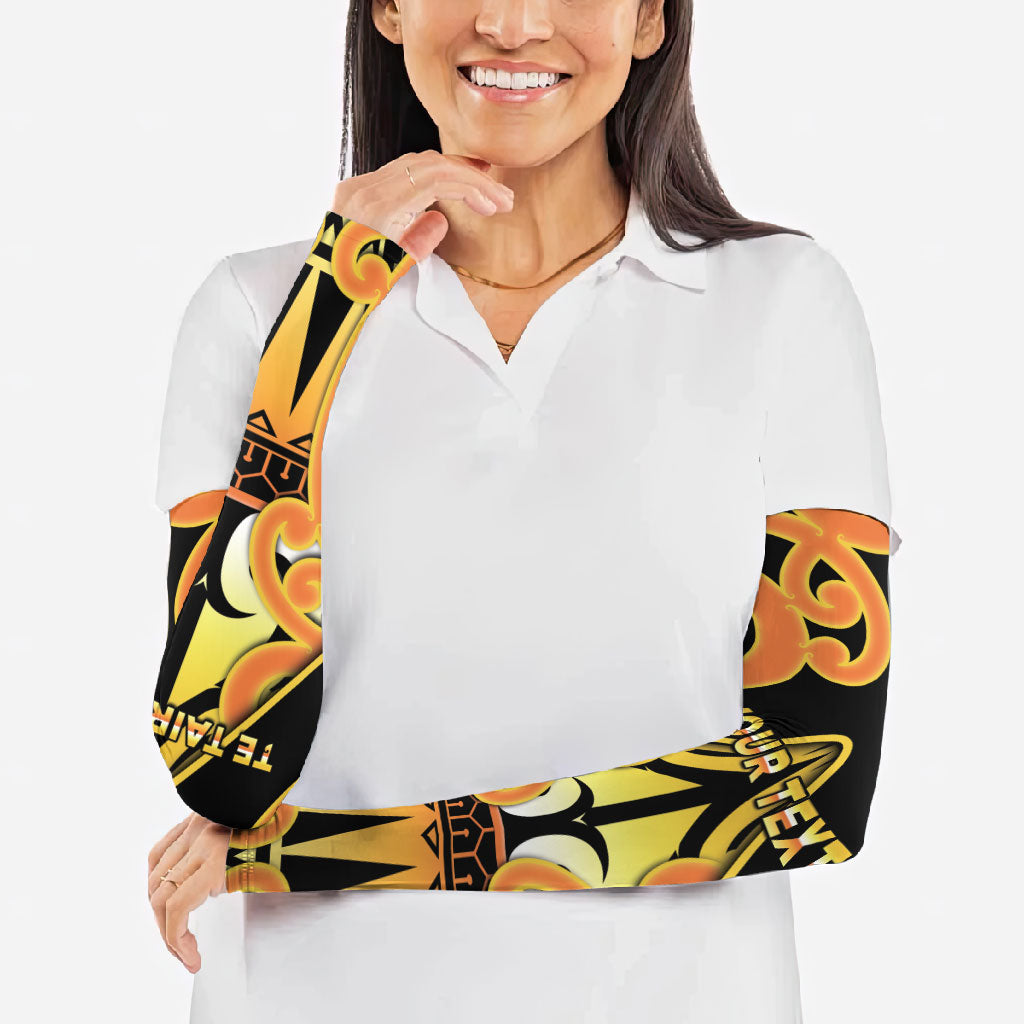 Personalised New Zealand Te Tairawhiti Arm Sleeves Maori Koru Pattern LT05 - Polynesian Pride