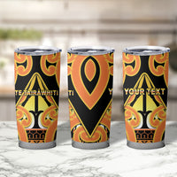 Personalised New Zealand Te Tairawhiti Tumbler Cup Maori Koru Pattern LT05 - Polynesian Pride