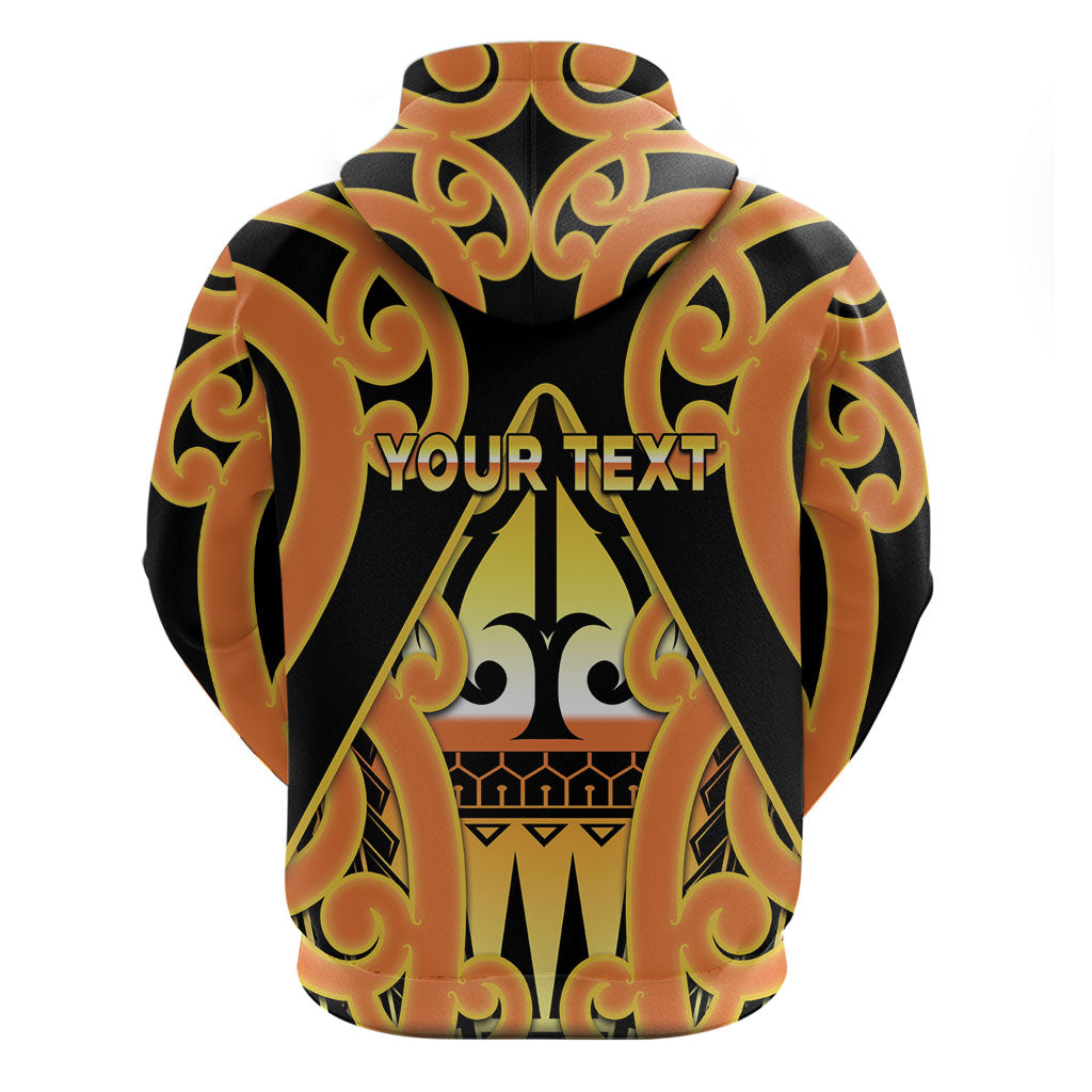 Personalised New Zealand Te Tairawhiti Zip Hoodie Maori Koru Pattern LT05 - Polynesian Pride