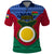 Personalized Vanuatu Shefa Province Polo Shirt Coat Of Arms And Namele Fern Polynesian Pattern LT05 Red - Polynesian Pride