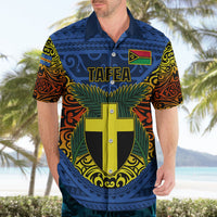 Vanuatu Tafea Province Hawaiian Shirt Coat Of Arms And Namele Fern Polynesian Pattern LT05 - Polynesian Pride