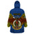 Personalized Vanuatu Tafea Province Wearable Blanket Hoodie Coat Of Arms And Namele Fern Polynesian Pattern LT05 - Polynesian Pride