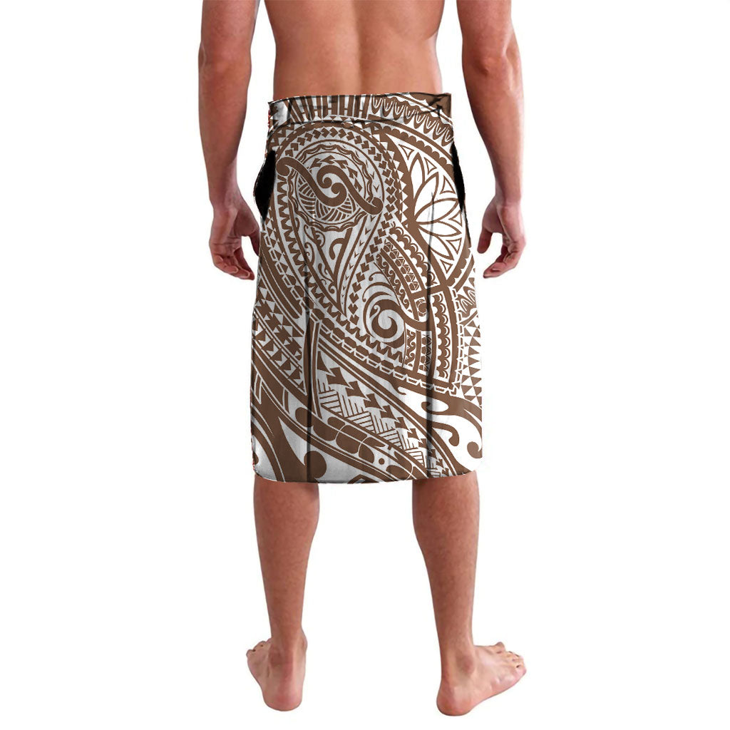 Cook Islands Gospel Day Lavalava Brown Tribal Curves