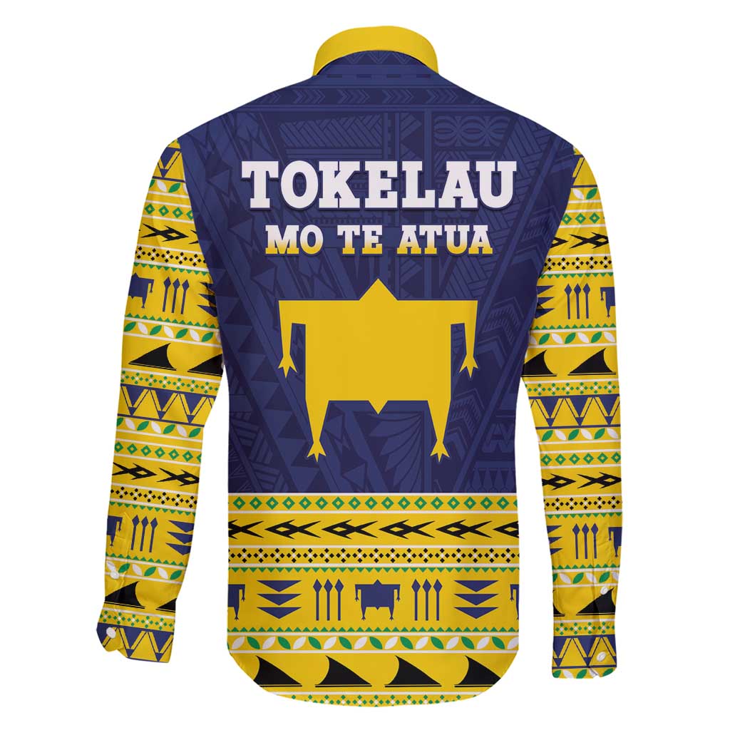 Tokelau Christmas Family Matching Short Sleeve Bodycon Dress and Hawaiian Shirt Tokelauan Turtle Santa Sleigh