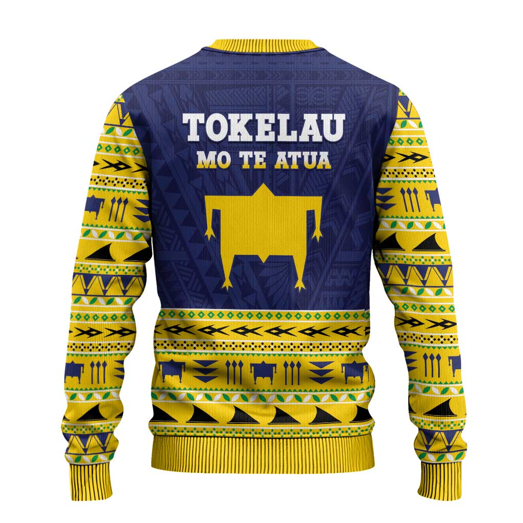 Tokelau Christmas Ugly Christmas Sweater Tokelauan Turtle Santa Sleigh