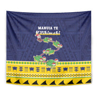 Tokelau Christmas Tapestry Tokelauan Turtle Santa Sleigh