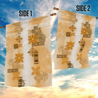 Hawaiian Quilt Garden Flag Vintage Pattern Brown LT05 - Polynesian Pride