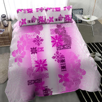 Hawaiian Quilt Bedding Set Vintage Pattern Pink LT05 - Polynesian Pride