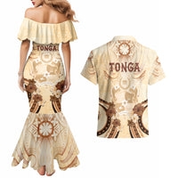 Tonga Women's Day Couples Matching Mermaid Dress and Hawaiian Shirt With Polynesian Pattern LT05 - Polynesian Pride