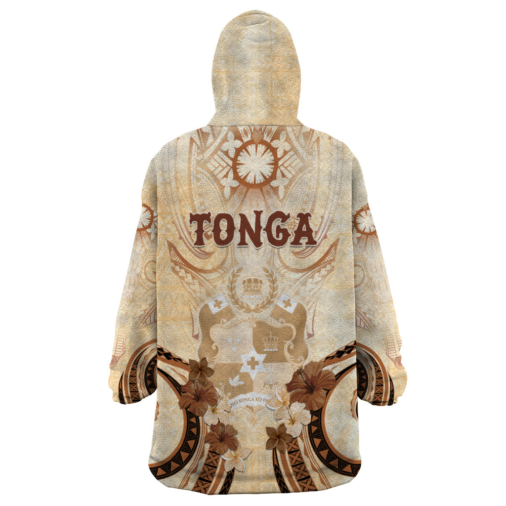 Tonga Women's Day Wearable Blanket Hoodie With Polynesian Pattern LT05 - Polynesian Pride