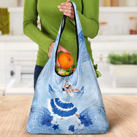 Cook Islands Women's Day Grocery Bag With Polynesian Pattern