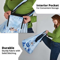 Cook Islands Women's Day Grocery Bag With Polynesian Pattern