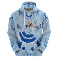 Cook Islands Women's Day Zip Hoodie With Polynesian Pattern LT05 - Polynesian Pride