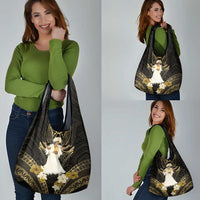 Niue Women's Day Grocery Bag With Polynesian Pattern