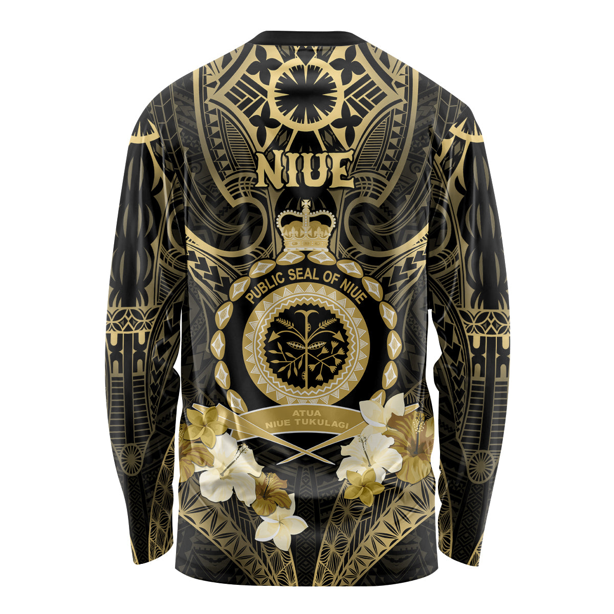 Niue Women's Day Long Sleeve Shirt With Polynesian Pattern LT05 - Polynesian Pride
