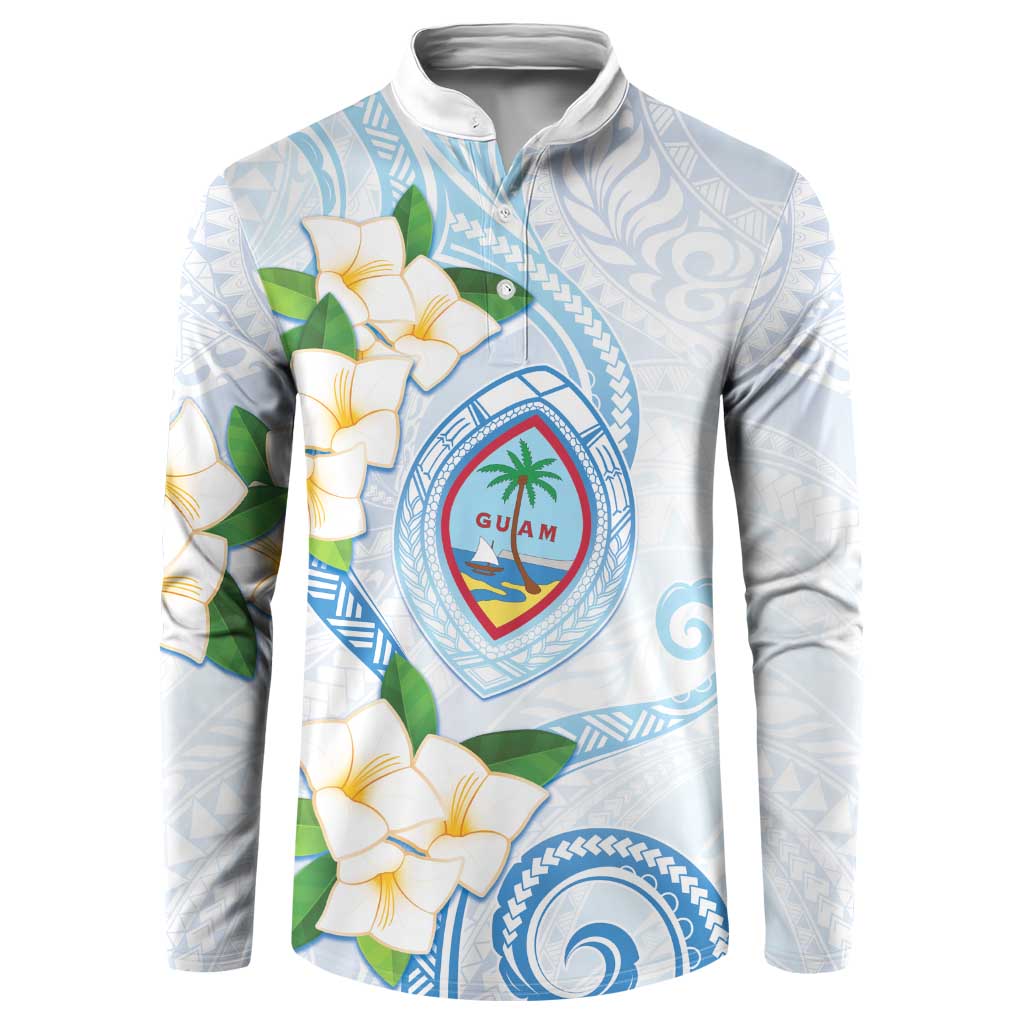 Guam Chamorro Button Sweatshirt Guasali Flowers Curves Style