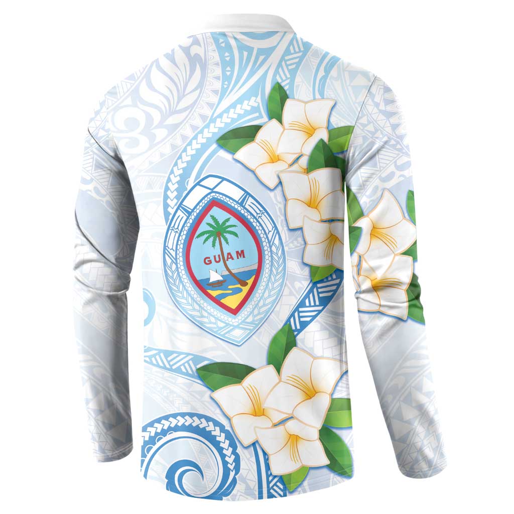 Guam Chamorro Button Sweatshirt Guasali Flowers Curves Style