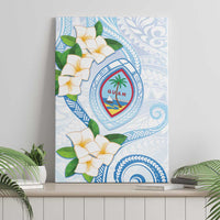 Guam Chamorro Canvas Wall Art Guasali Flowers Curves Style