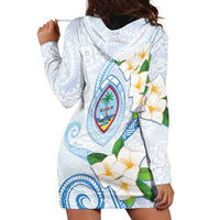 Guam Chamorro Hoodie Dress Guasali Flowers Curves Style