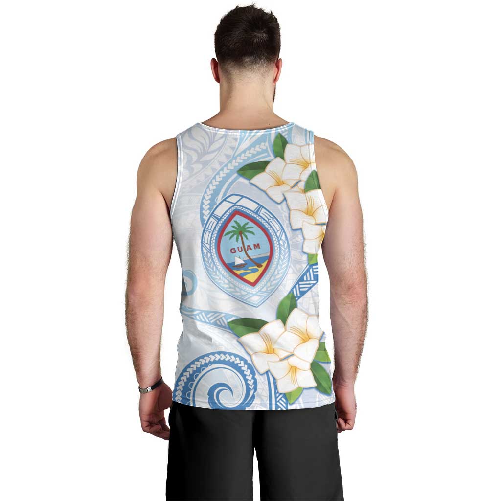 Guam Chamorro Men Tank Top Guasali Flowers Curves Style