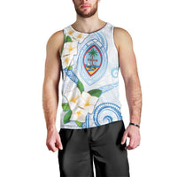Guam Chamorro Men Tank Top Guasali Flowers Curves Style