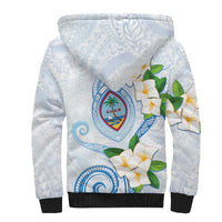 Guam Chamorro Sherpa Hoodie Guasali Flowers Curves Style