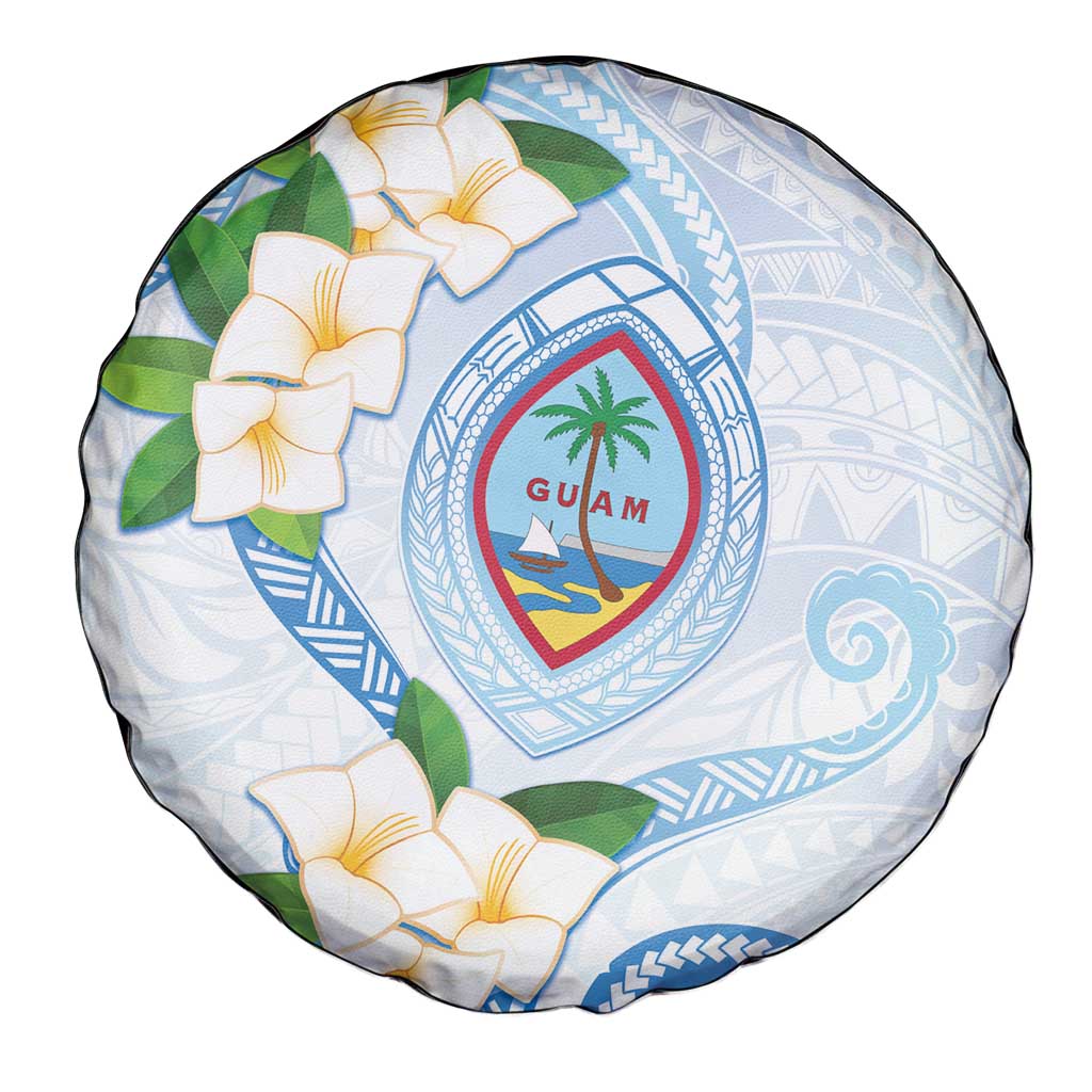 Guam Chamorro Spare Tire Cover Guasali Flowers Curves Style