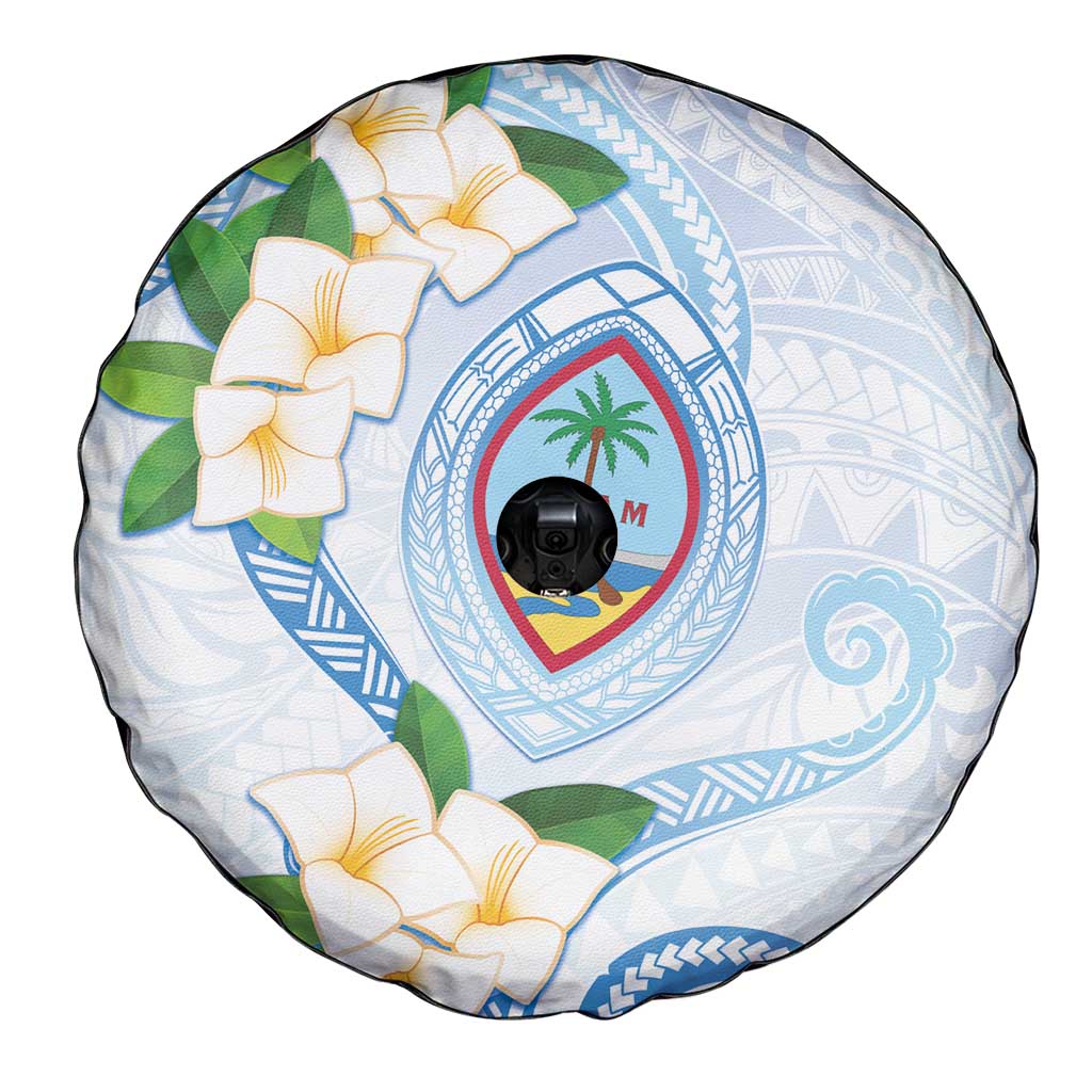 Guam Chamorro Spare Tire Cover Guasali Flowers Curves Style