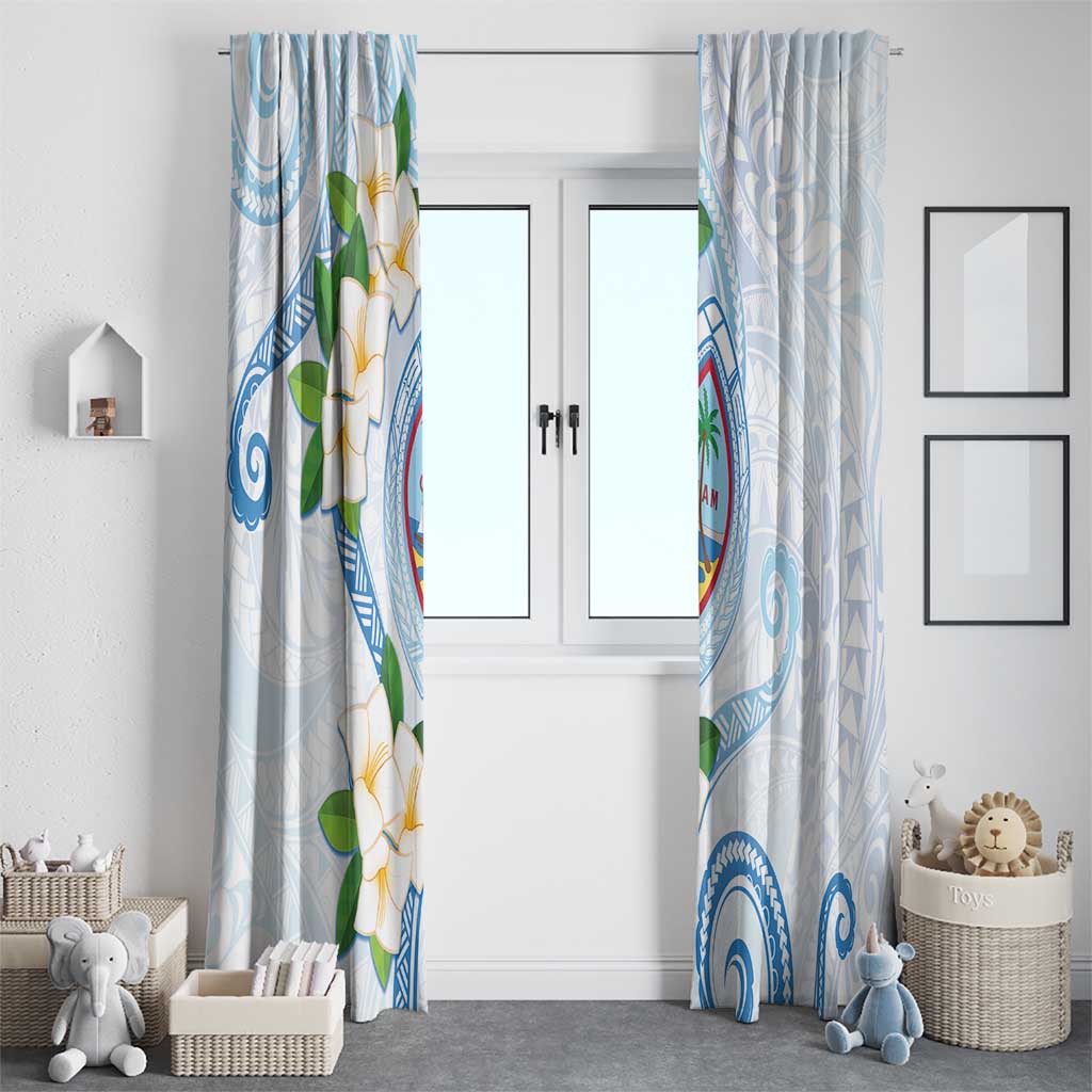 Guam Chamorro Window Curtain Guasali Flowers Curves Style