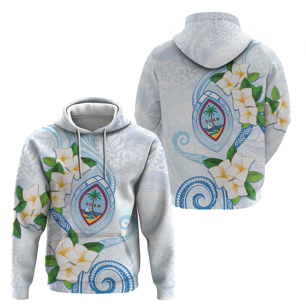 Guam Chamorro Zip Hoodie Guasali Flowers Curves Style