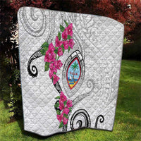 Guam Chamorro Quilt Curves Polynesian Tattoo Mix Bougainvillea