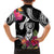 Hafa Adai Guam Hawaiian Shirt Polynesian Tattoo Tropical Flowers