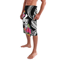 Hafa Adai Guam Lavalava Polynesian Tattoo Tropical Flowers