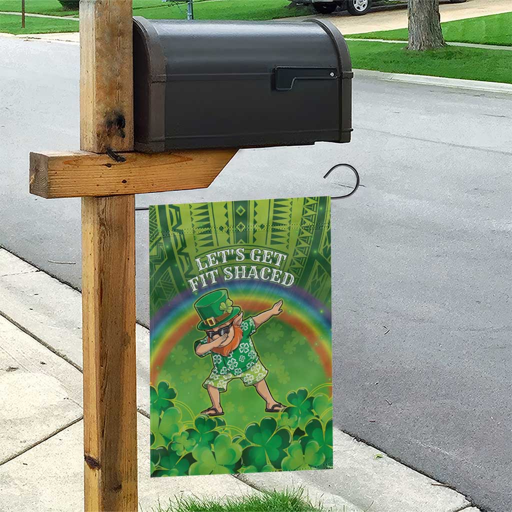 Hawaii Saint Patrick's Day Garden Flag Let's Get Fit Shaced
